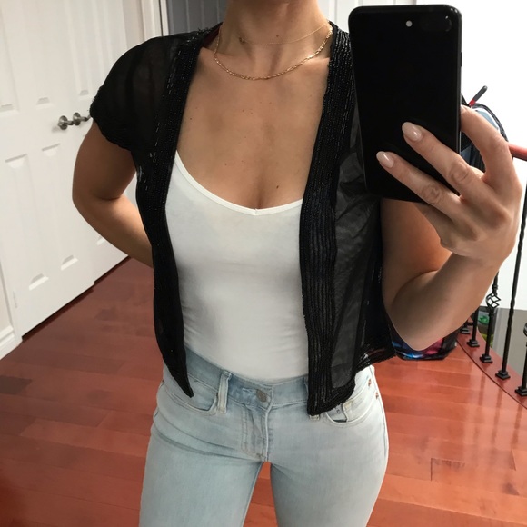 Cropped Tulle Bolero - Picture 4 of 6